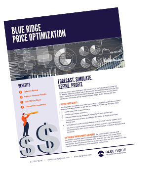 Blue Ridge Price Optimization Solution