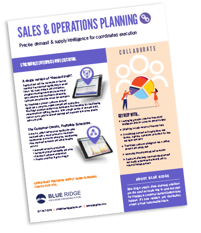 Sales and Operations Planning Software Solution