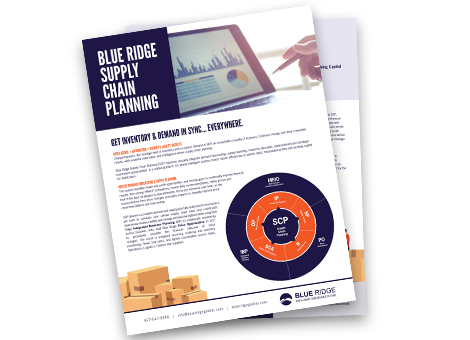 Blue Ridge Supply Chain Planning.